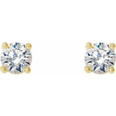 14K Yellow 1/3 CTW Natural Diamond Cocktail-Style Earrings